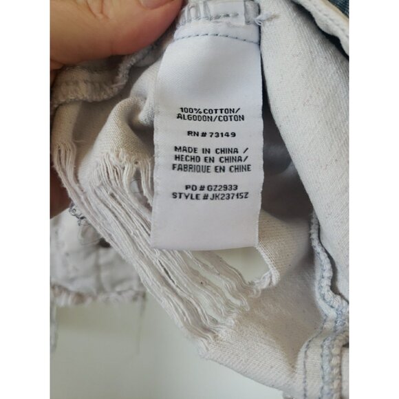 BBJ Los Angeles Womens Denim Trucker Jacket XL Bleached Distressed - Picture 9 of 9